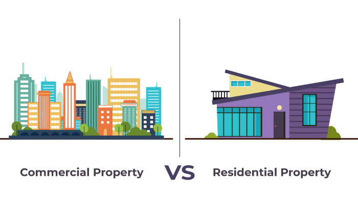 commercial vs residential real estate